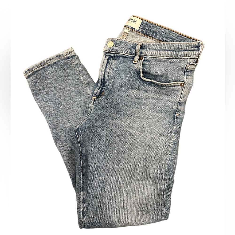 AGOLDE Toni Mid Rise Straight Jeans